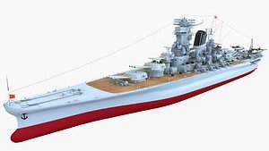 battleship yamato vessel model