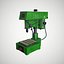 machine drill 3d obj