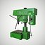 machine drill 3d obj