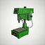 machine drill 3d obj