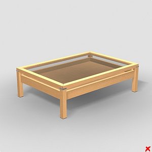 free table coffee 3d model