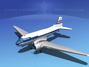 Douglas DC-3 United Airlines