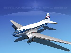 Douglas DC-3 United Airlines
