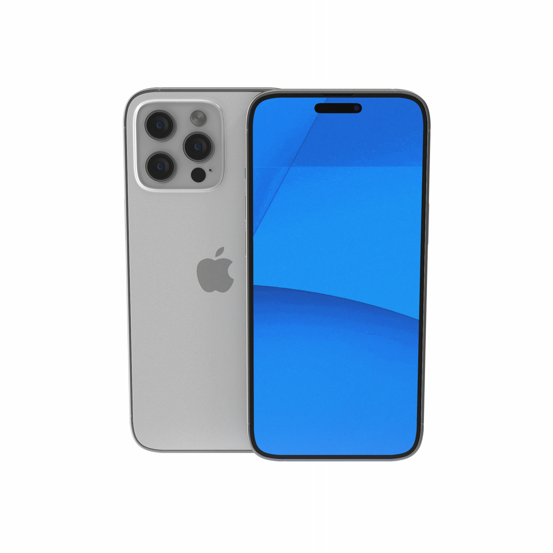 IPhone 14 Pro White Model - TurboSquid 1962145