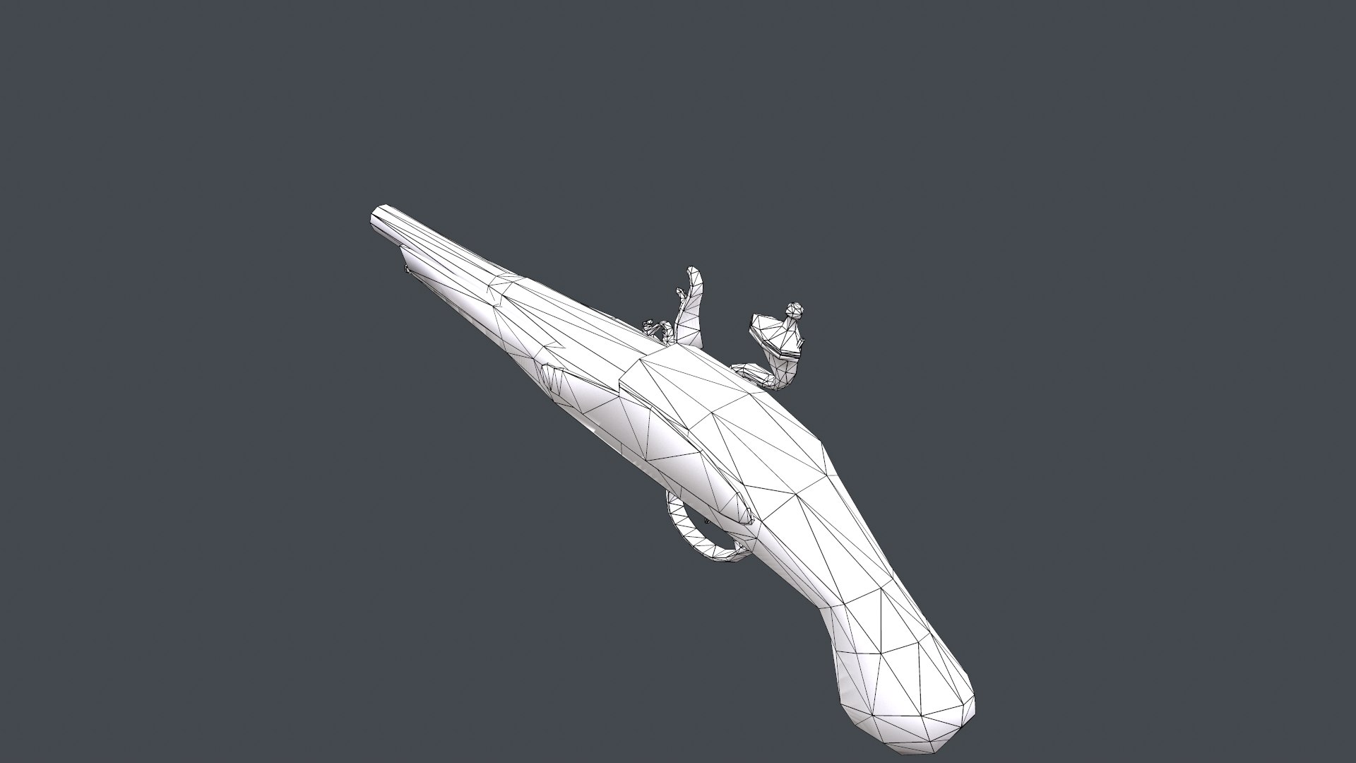 Flintlock Pistol 3D Model - TurboSquid 1464580
