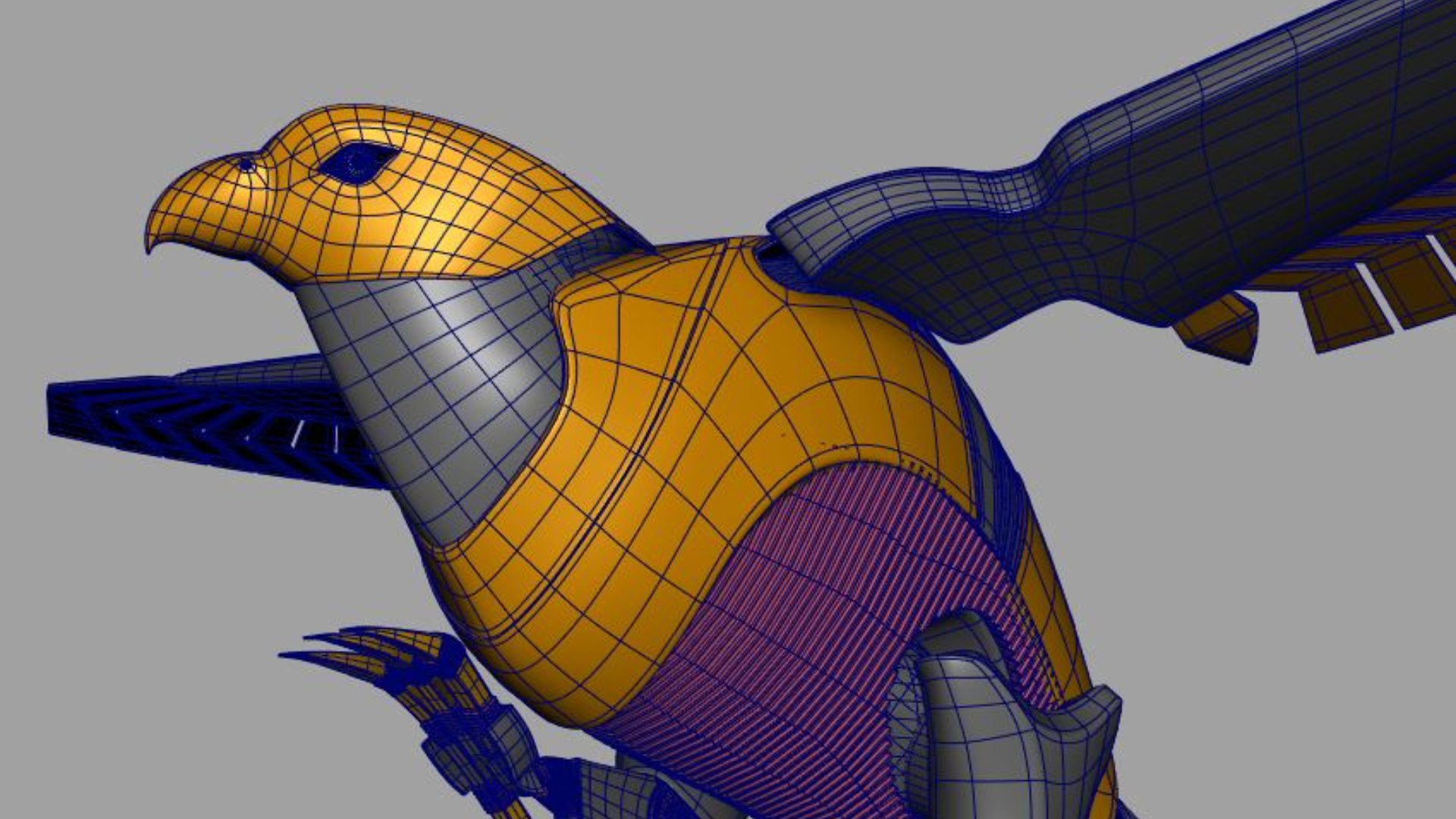 Falcon Robo 3D Model - TurboSquid 2230460