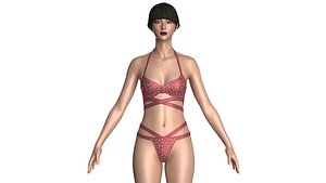 3D model Bikini With Printed V2