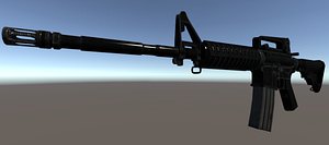 m4a1 carbine fbx