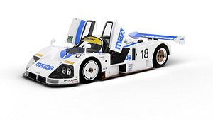 3D Mazda 787B 15 Racing 1991 HQ 3d model