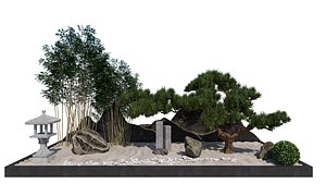 Exterior Plant Set 02 3D