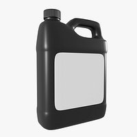 32 oz Bottle HDPE Plastic F-Style with Ribbed Cap