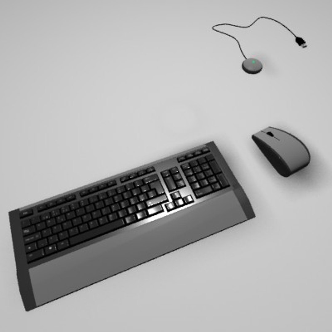 3ds Max Wireless Keyboard Mouse Set