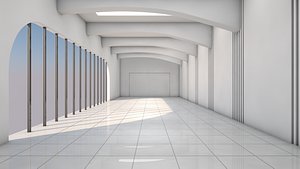 3D Sci Fi Interior