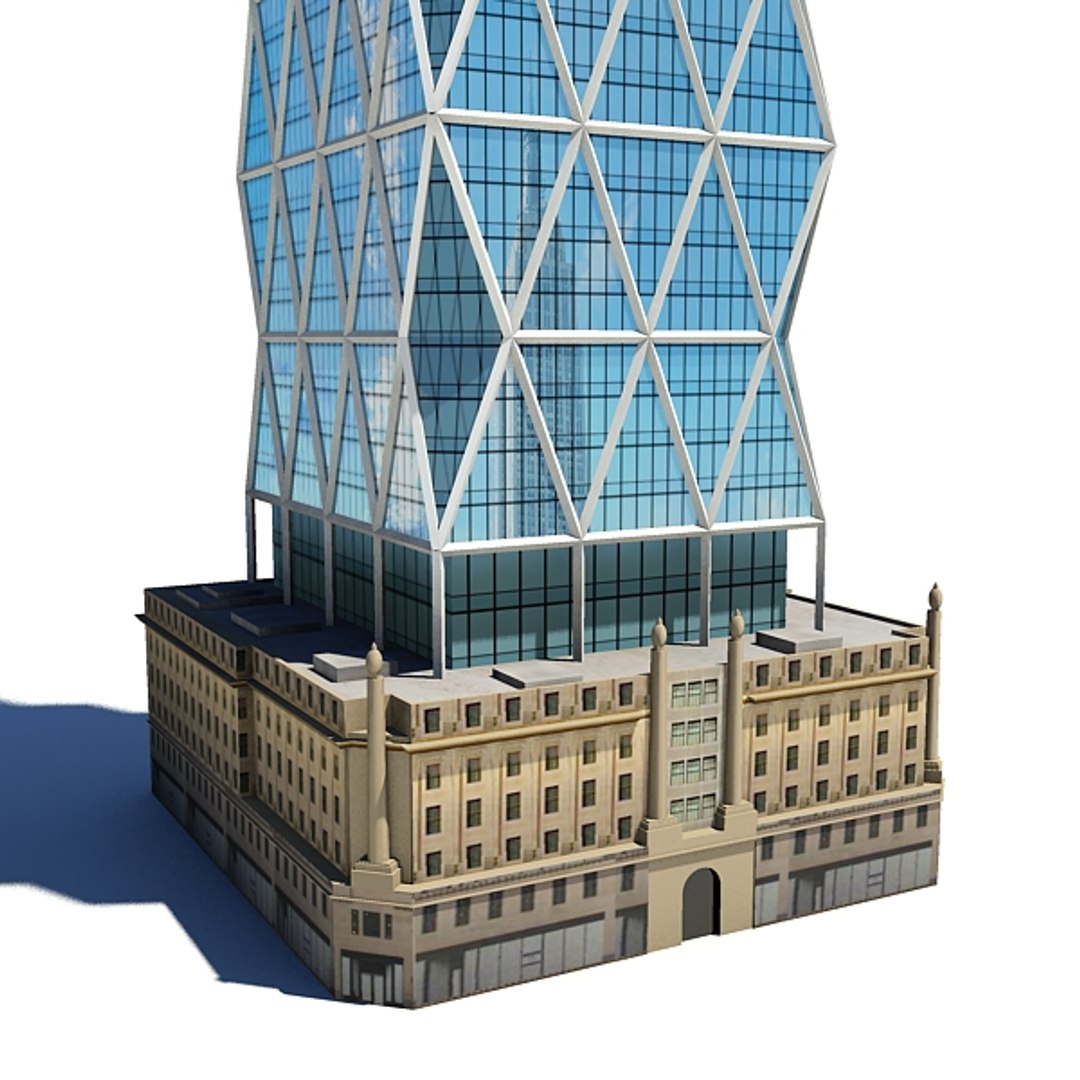 Hearst Tower 3d Model