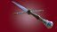 3D Claymore Sword 3D model