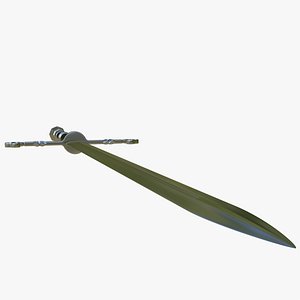 3D Claymore Sword 3D model