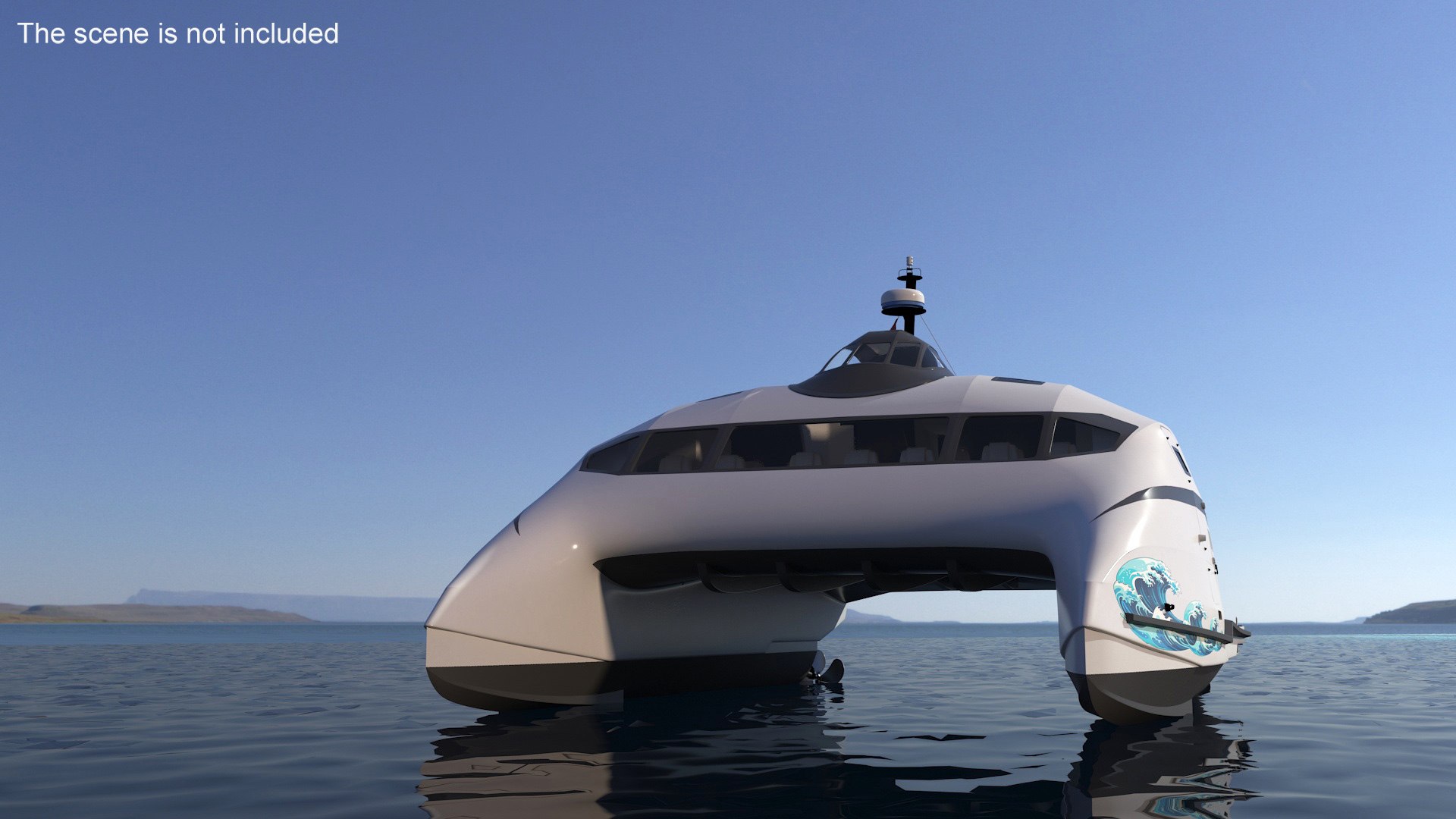 3D High Speed Catamaran Ferry Model - TurboSquid 2243040