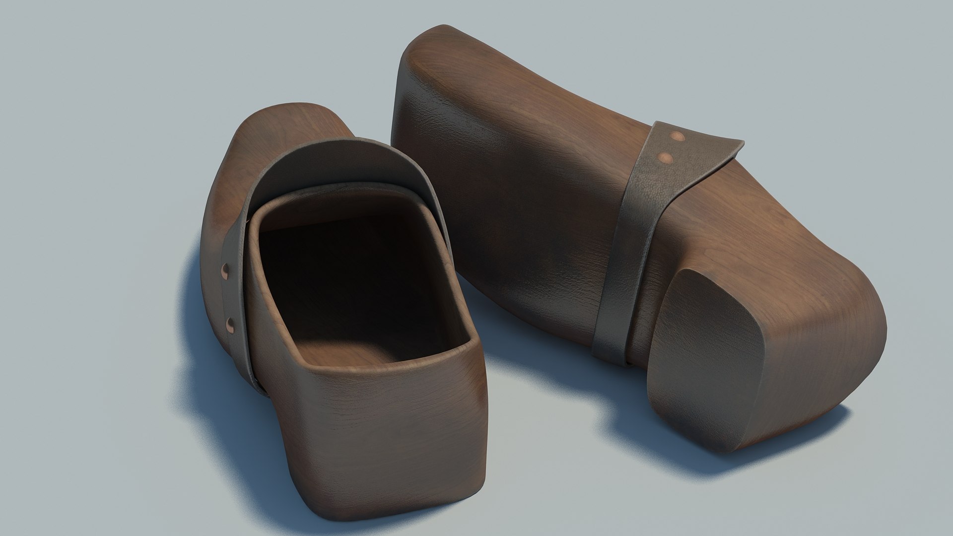 Clogs Old 3D Model - TurboSquid 1675254