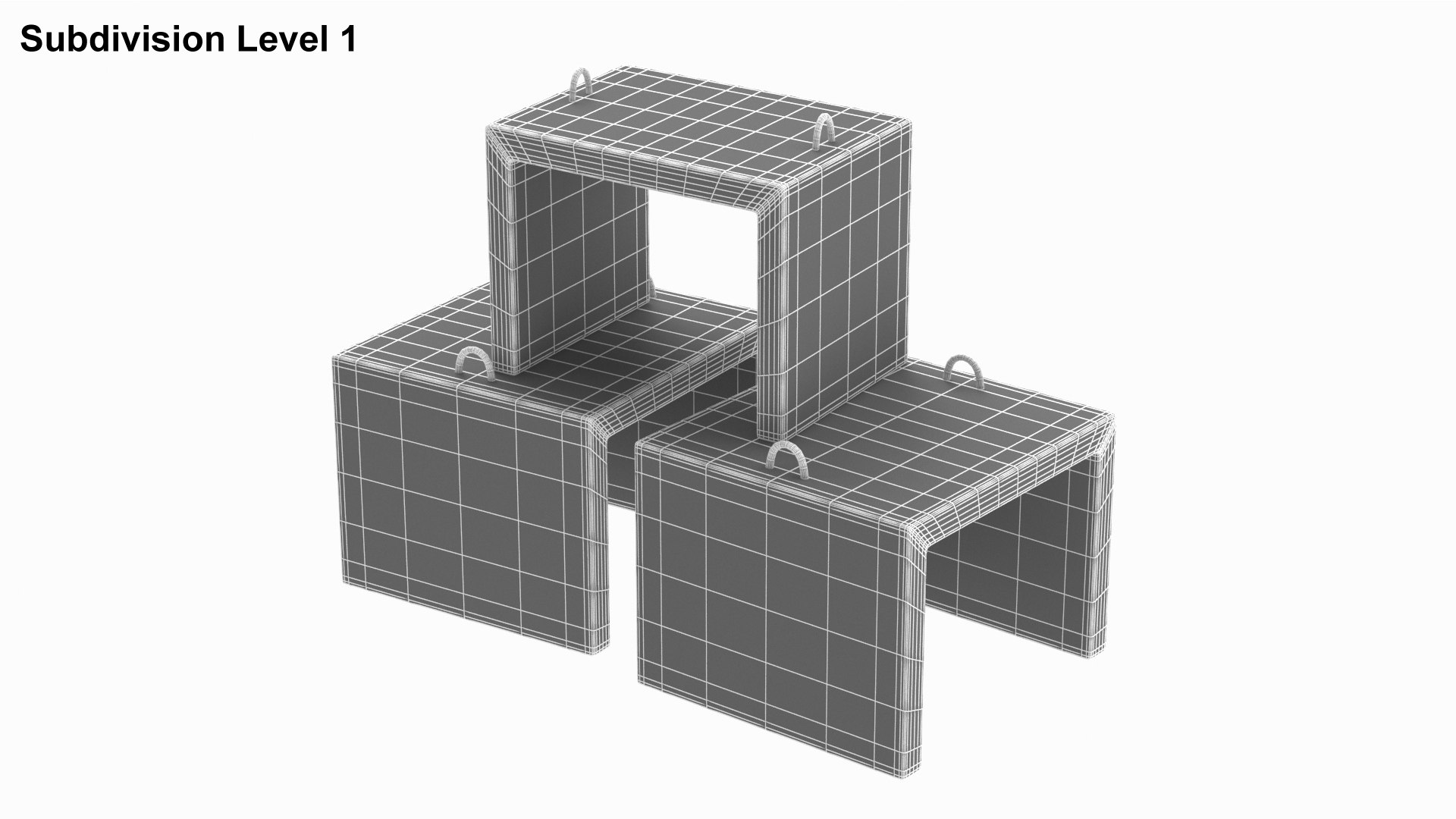3D Model Concrete Blocks - TurboSquid 2313295