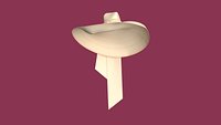Girls Sun Hat With Long Back Ribbon Ties