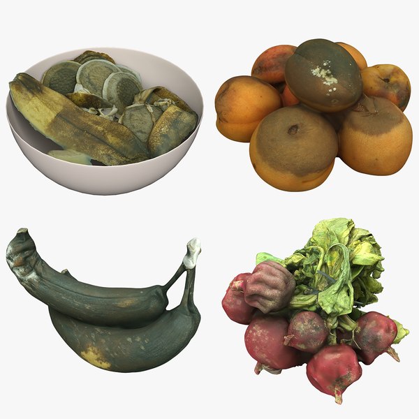 3D модель Garbage Rotten Collection 01 - TurboSquid 2042640