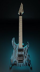 Electric Guitar Cort X300 3D model