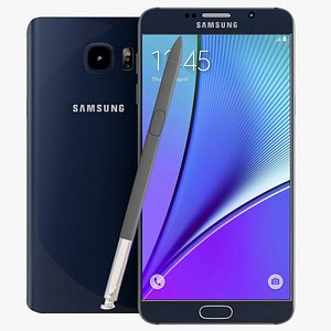 samsung galaxy note 5 3d model