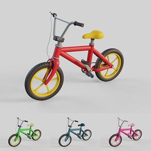 3D model Cartoon Bike