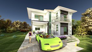 3D model Modern House