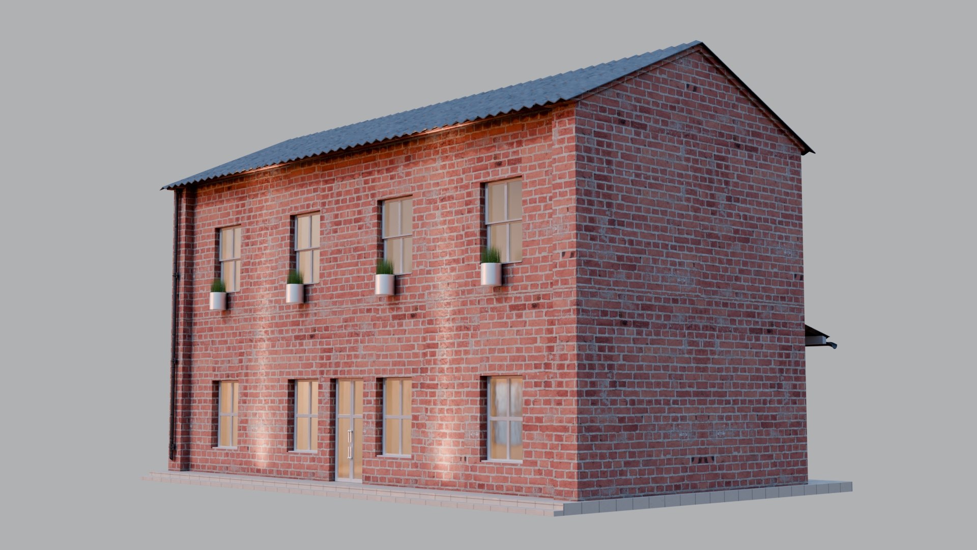 US Post Office 3D Model - TurboSquid 2319574