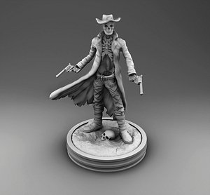 Skeleton cowboy