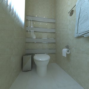 3D model bathroom