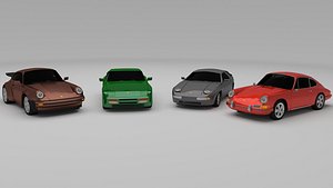 car porsche 3d model