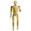 Mannequin femme et enfant truqué pour crash test