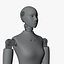 Mannequin femme et enfant truqué pour crash test