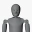 Mannequin femme et enfant truqué pour crash test