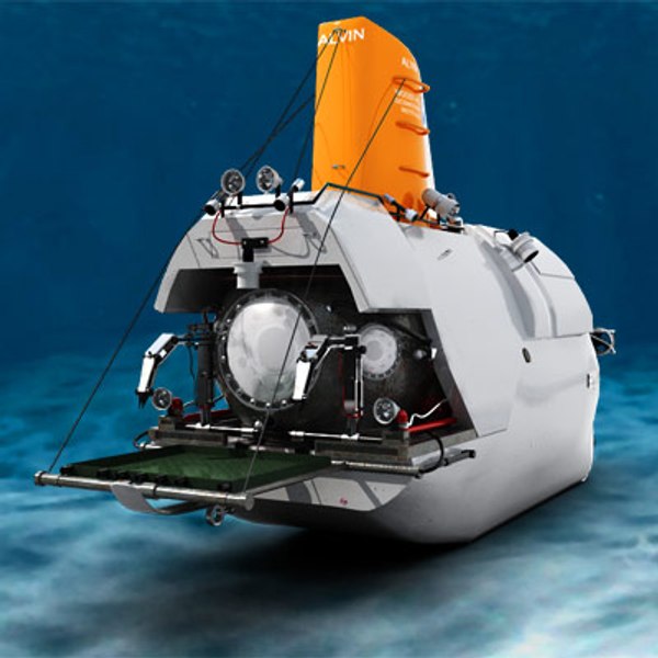 bathyscaphe alvin 3d model