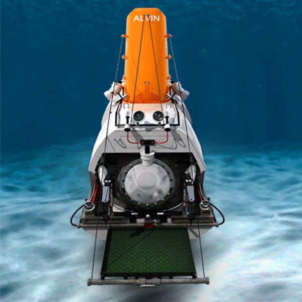 bathyscaphe alvin 3d model