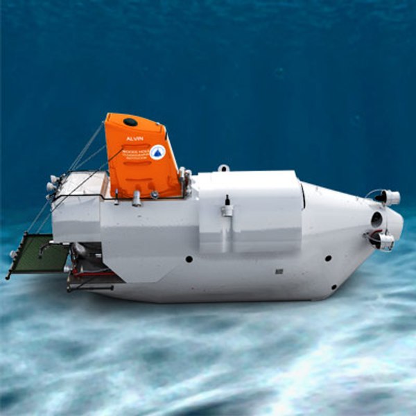 bathyscaphe alvin 3d model