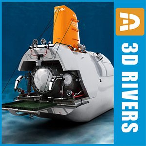 bathyscaphe alvin 3d model