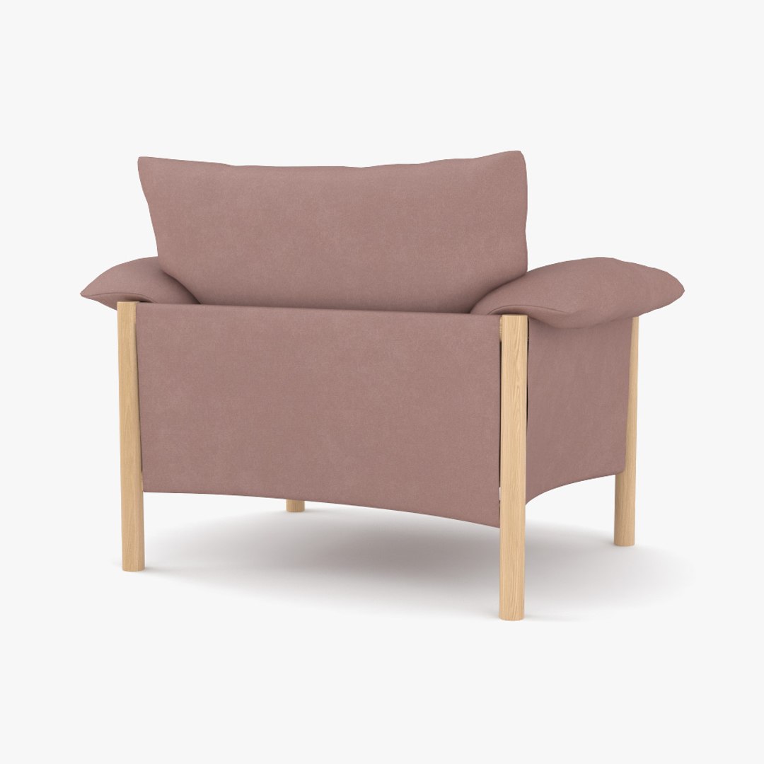 Jardan Wilfred Armchair 3D model TurboSquid 2173109