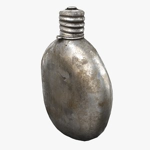 Worn Military Flask model