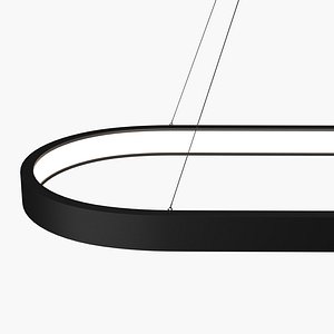3D Modern pedant LED light 1 model