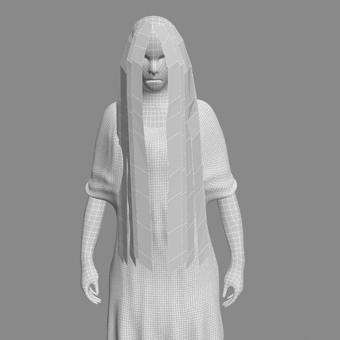 Evil Girl 3d Model