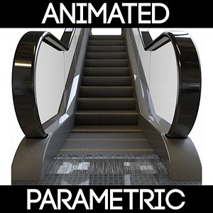 3D model parametric escalator