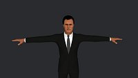 Clint Eastwood  Hyper Realistic Full Body Fully Rigged 3D Character