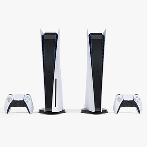 Modello 3D Tre accessori per PlayStation 5 - TurboSquid 1740218