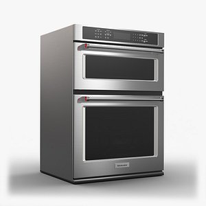 3D KitchenAid Electric Wall Oven KOCE500ESS