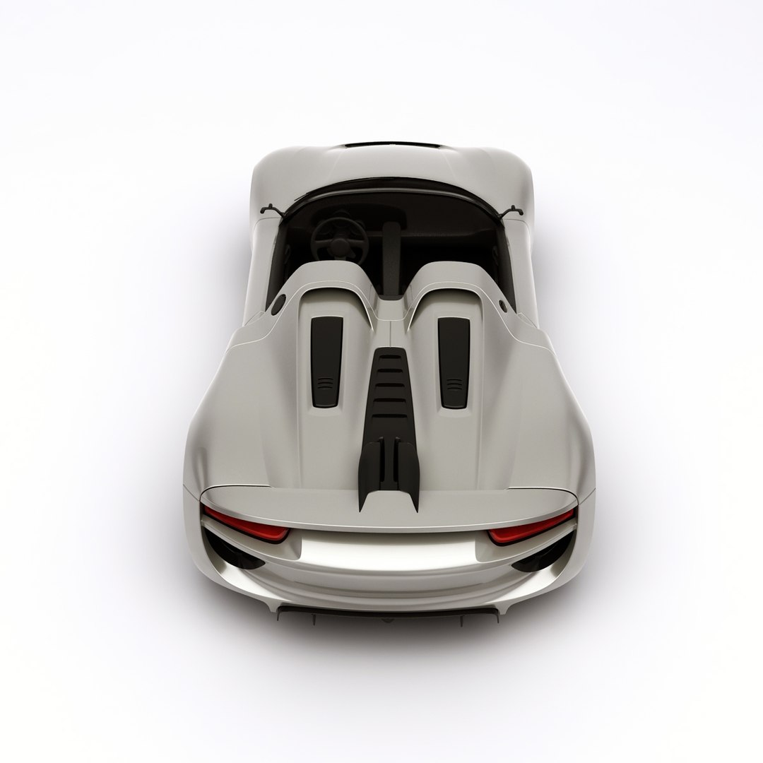 Porsche Spyder 918 Rigged 3d Max