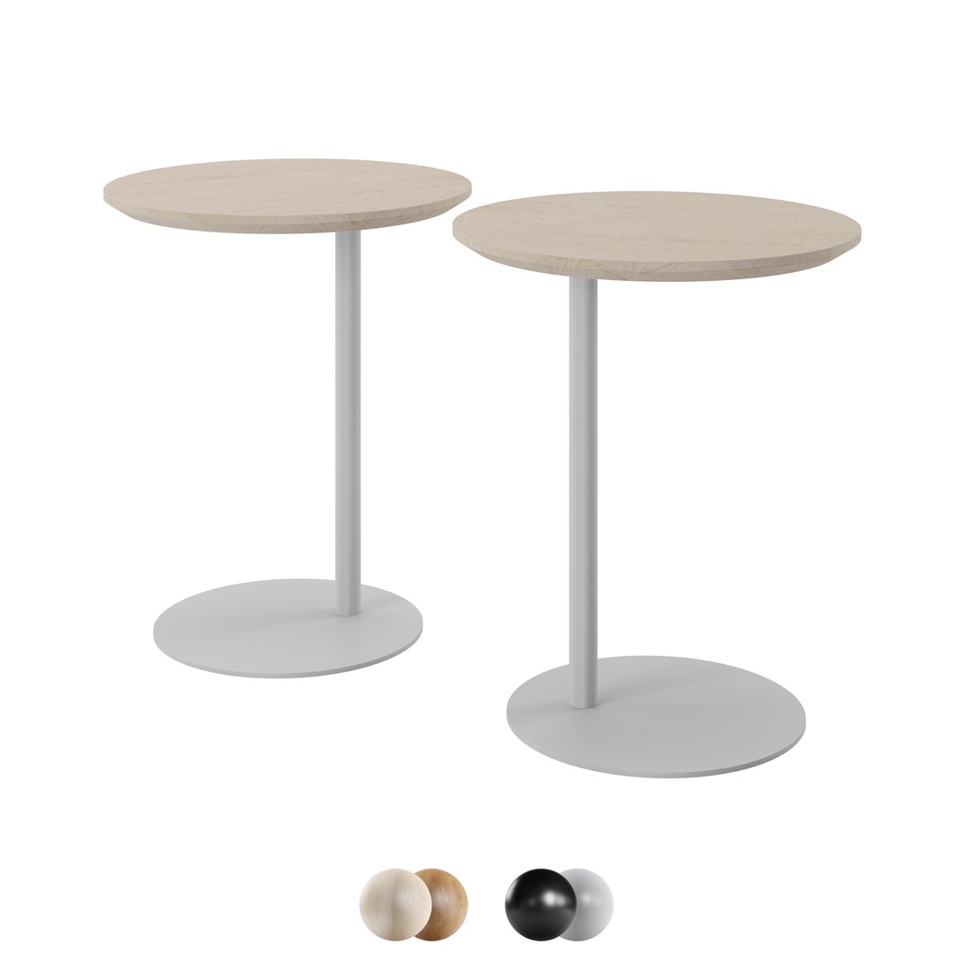 3D Bolia Side Table Pillar - TurboSquid 2026641